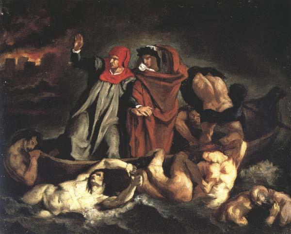 Edouard Manet La Barque de Dante,d'apres Delacroix (mk40) France oil painting art